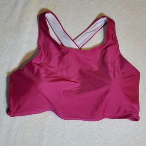 BALEAF Swim Bra Modest High Neck Bikini Top NEW WITH TAGS